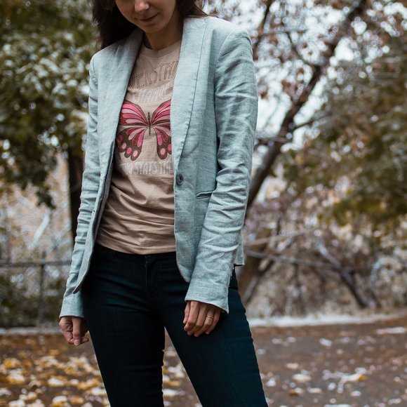 Hand Embroidered Blazer - Picture 6 of 7